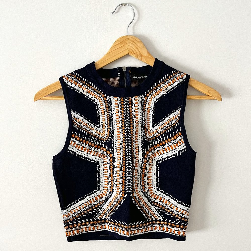 Jealous Tomato Sleeveless Crop Top Size S